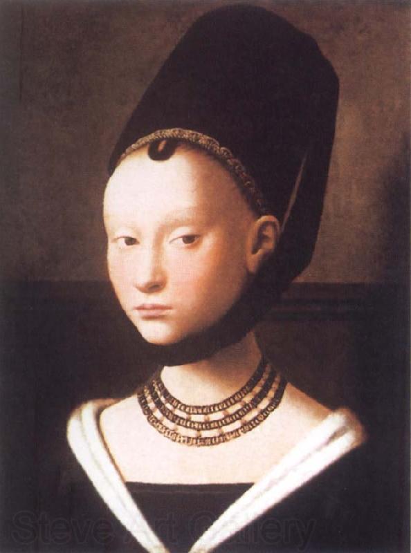 Petrus Christus Portrait of a Young Girl Spain oil painting art